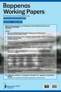 Image of Peran kerangka kerja kelembagaan dan teknologi terhadap ketahanan pangan jangka panjang di Indonesia