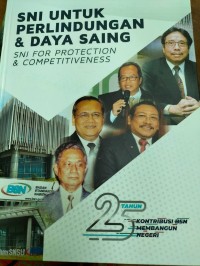 Image of SNI untuk perlindungan & daya saing