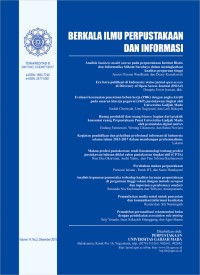 Image of Ruang produktif dan ruang leisure : bagian dari praktek konsumsi ruang perpustakaan pusat Universitas Gadjah Mada oleh pemustaka digital natives