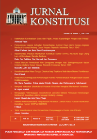 Image of Implementasi putusan Mahkamah Konstitusi nomor 97/PUU-XIV/2016 bagi orang lom di Kepulauan Bangka Belitung