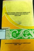 PERANAN Mamak terhadap kemenakan dalam kebudayaan Mingkabau masa kini